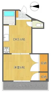メゾンロータス【5階】の間取り