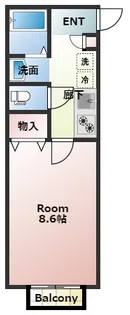 朋久レジデンス上福岡【2階】の間取り