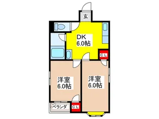 HJ STYLE IMAZATO PARK【6階】の間取り