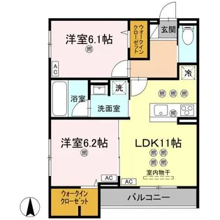 GraceCourt【3階】の間取り