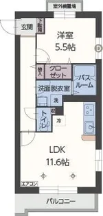 ザ・ハウス3【3階】の間取り