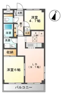 パールハイツ蘇我I【1階】の間取り