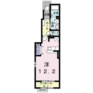 ジュネスI【1階】の間取り