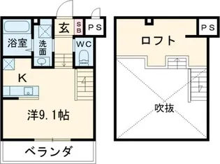skip square sakioka【1階】の間取り