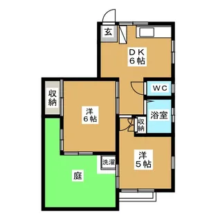 カーサ高田【1階】の間取り