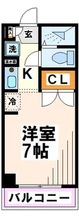 新井ビル【4階】の間取り