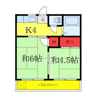 第一コーポ【3階】の間取り