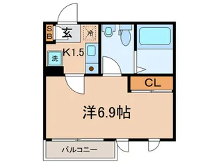ウイング緑が丘【3階】の間取り