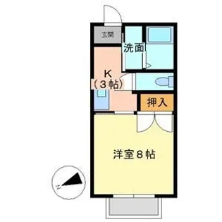 グリーンヒル【1階】の間取り