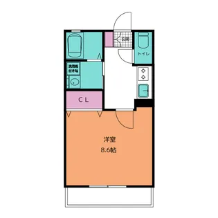 エスポワールハイムII【2階】の間取り