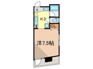 ロ-タスフラットIII【7階】の間取り