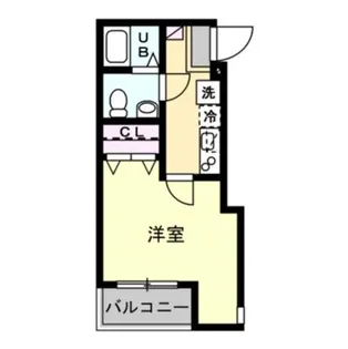 ベイルーム武蔵中原【3階】の間取り