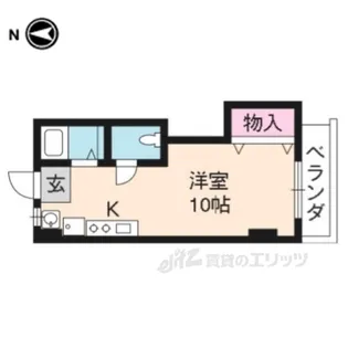 紫野ハイツ【2階】の間取り