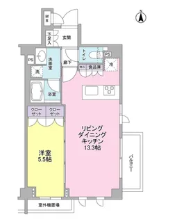 サンシャイン松本No.17【1階】の間取り