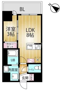 LANART蘇我【10階】の間取り