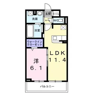 ラ・クラリテ高須【3階】の間取り