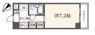 キューブ平和台【4階】の間取り