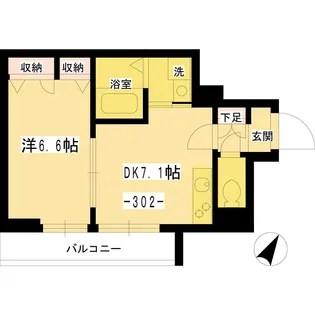 エスポワール世田谷【3階】の間取り