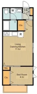 プラサートハウス3【2階】の間取り
