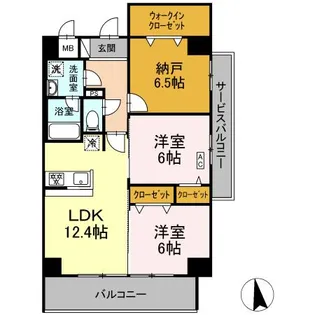 TEC Residence【3階】の間取り