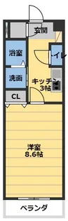 シャインパーク【4階】の間取り