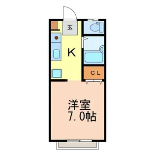 マリオンハイツ【2階】の間取り