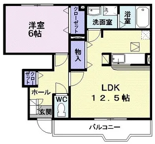 キルシェ プラッツ【1階】の間取り
