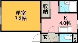 アンビシャス手稲【3階】の間取り