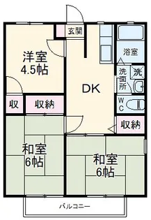 パストラル浦和【1階】の間取り