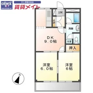 パールガーデン【2階】の間取り