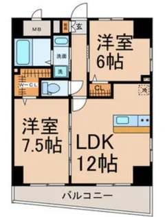 ゲートウェイ尾頭橋【7階】の間取り