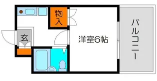 ツジムラコーポ【4階】の間取り