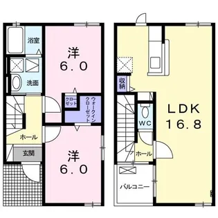 アプローズ I【1階】の間取り