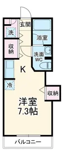 シーサイドパレス【1階】の間取り