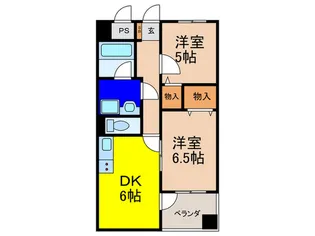 ダイアパレス塚本【7階】の間取り