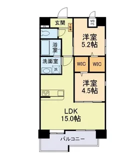 Mth GRANDE新大江【7階】の間取り