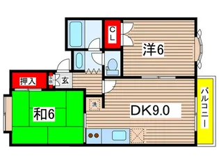 グレ-ス鎌倉B棟【1階】の間取り