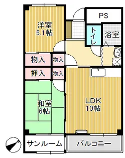クオーレ【2階】の間取り