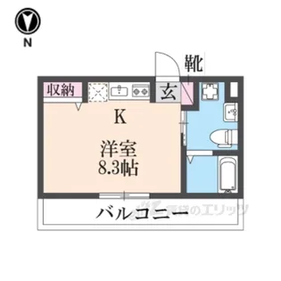 リビングライフ長瀬EAST2【3階】の間取り