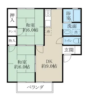 第一ニュー中村【2階】の間取り