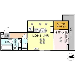 Casa Pino【2階】の間取り