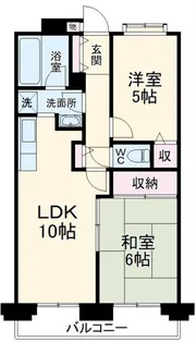 ミレニアム北浦和 B棟【2階】の間取り