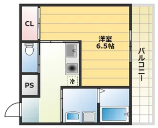 シャトレ下新庄【2階】の間取り