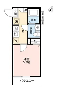 FELICE COURT【2階】の間取り