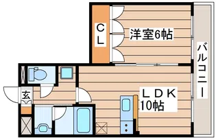 コージーコートこもれび館【4階】の間取り
