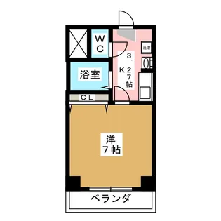 アーバンS脇田町【8階】の間取り