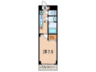 ラビアンローズ【2階】の間取り