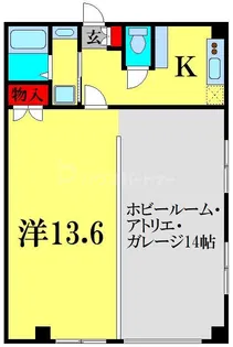 YASUIビル第15【1階】の間取り