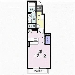 グレイス KAZU【1階】の間取り