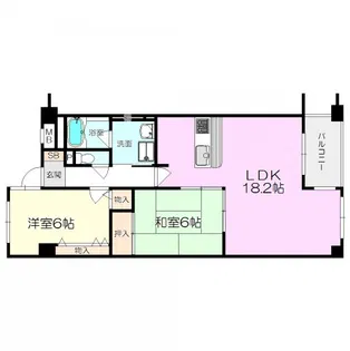 ソフィア塚口【3階】の間取り
